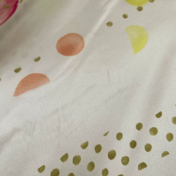 Oscar de la Renta Pink Label Floral Satin Slip Dress M - Picture 8 of 8